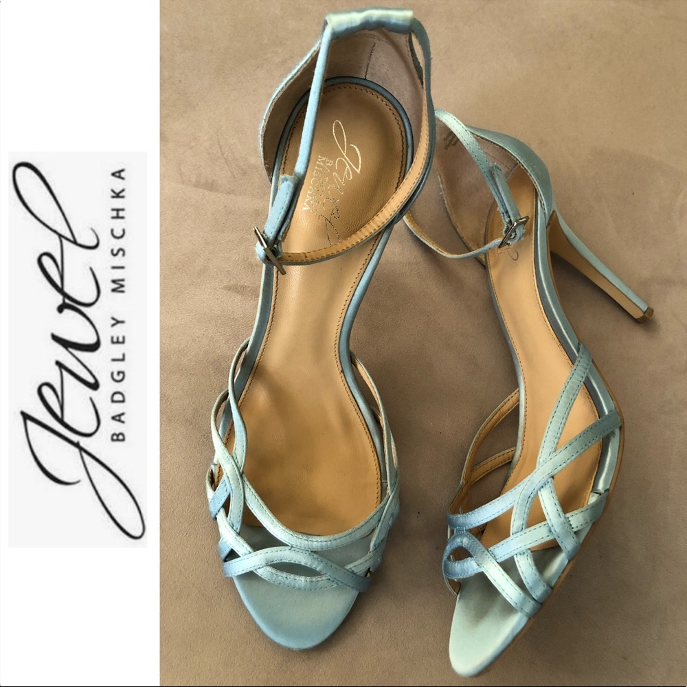 Badgley Mischka Satin Sandal Heels